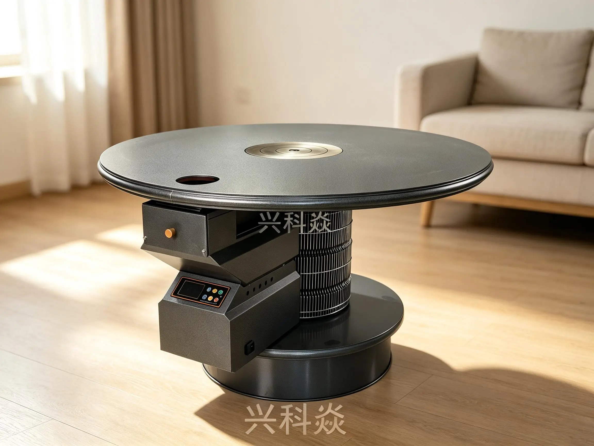 兴科焱 Q-1.0-Y 碳钢圆桌面型颗粒炉